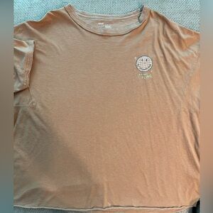 Aerie Smiley Graphic Oversized Boyfriend T-shirt Size XL